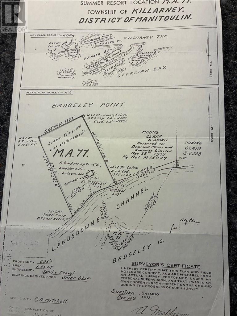 00 Lansdowne Channel, Killarney, ON