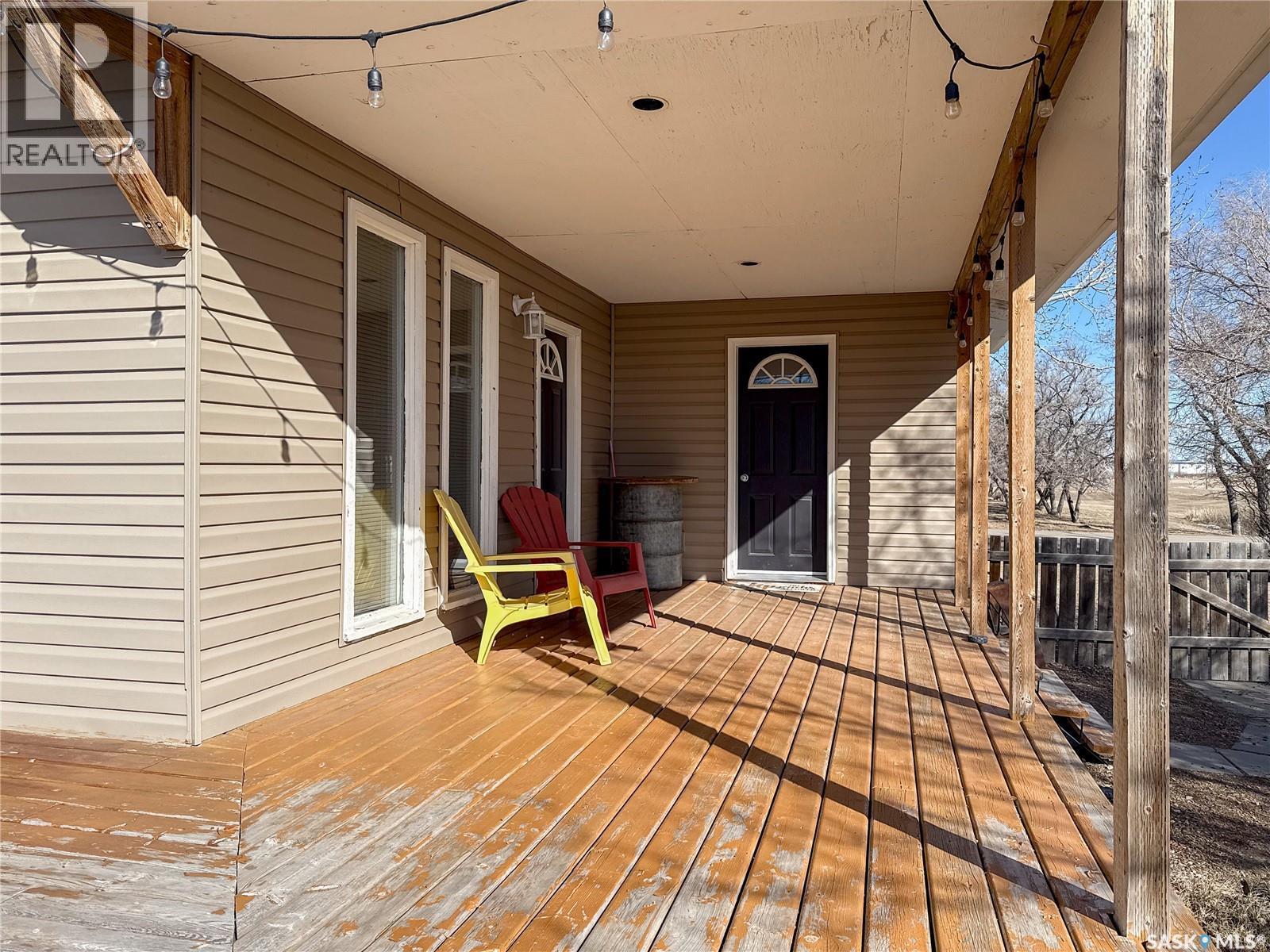 103 1St Street E, Frontier, SK - Outdoor With Deck Patio Veranda With Exterior