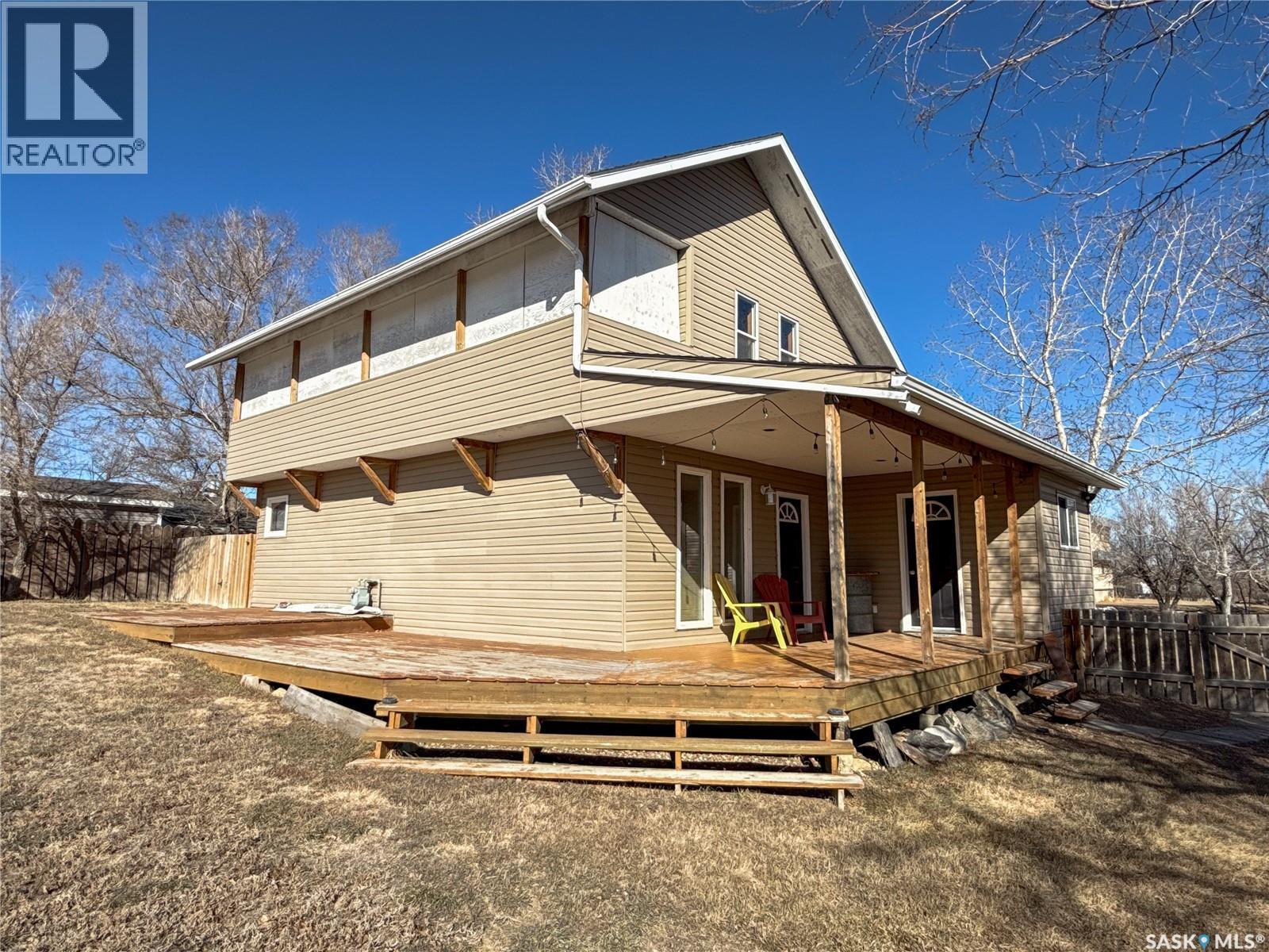 103 1St Street E, Frontier, SK - Outdoor With Deck Patio Veranda With Exterior