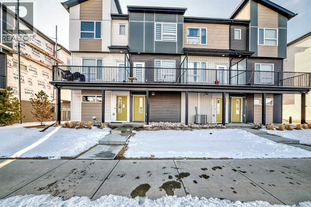 263 Redstone Boulevard Ne, Calgary, AB - Outdoor With Balcony With Facade