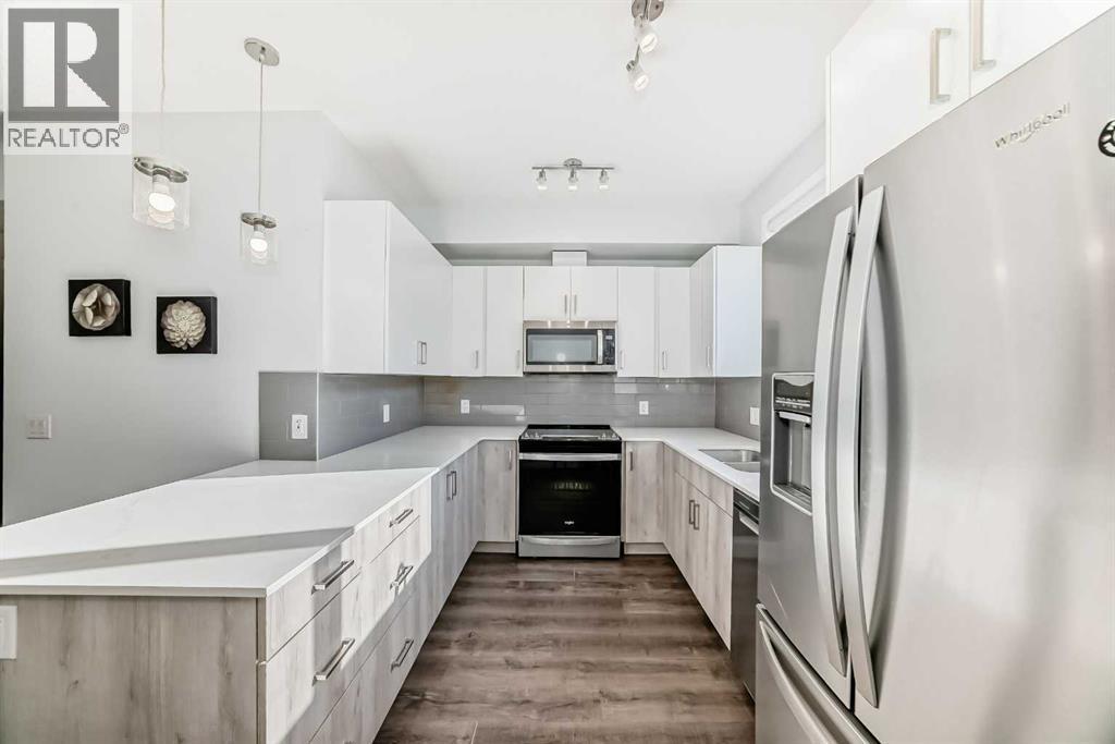 263 Redstone Boulevard Ne, Calgary, AB - Indoor Photo Showing Kitchen With Upgraded Kitchen