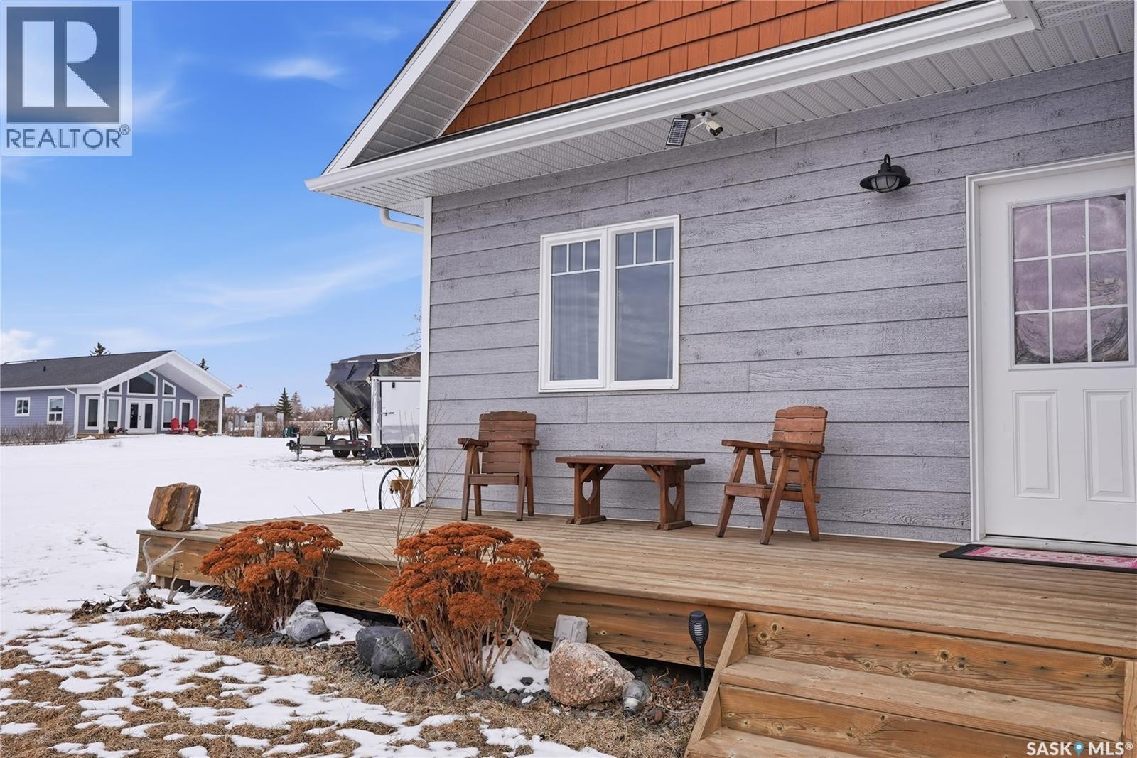34 Grace Lane, Diefenbaker Lake, SK - Outdoor With Deck Patio Veranda With Exterior