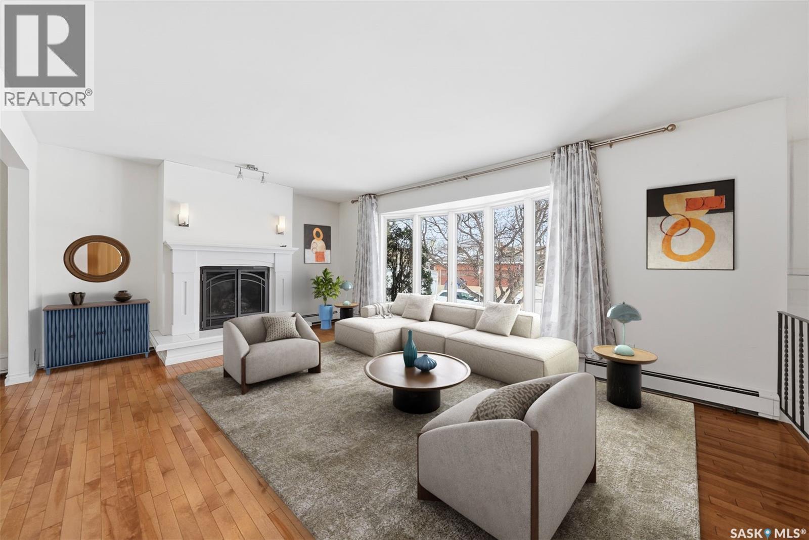 419 Chitek Crescent, Saskatoon, SK - Indoor Photo Showing Other Room With Fireplace