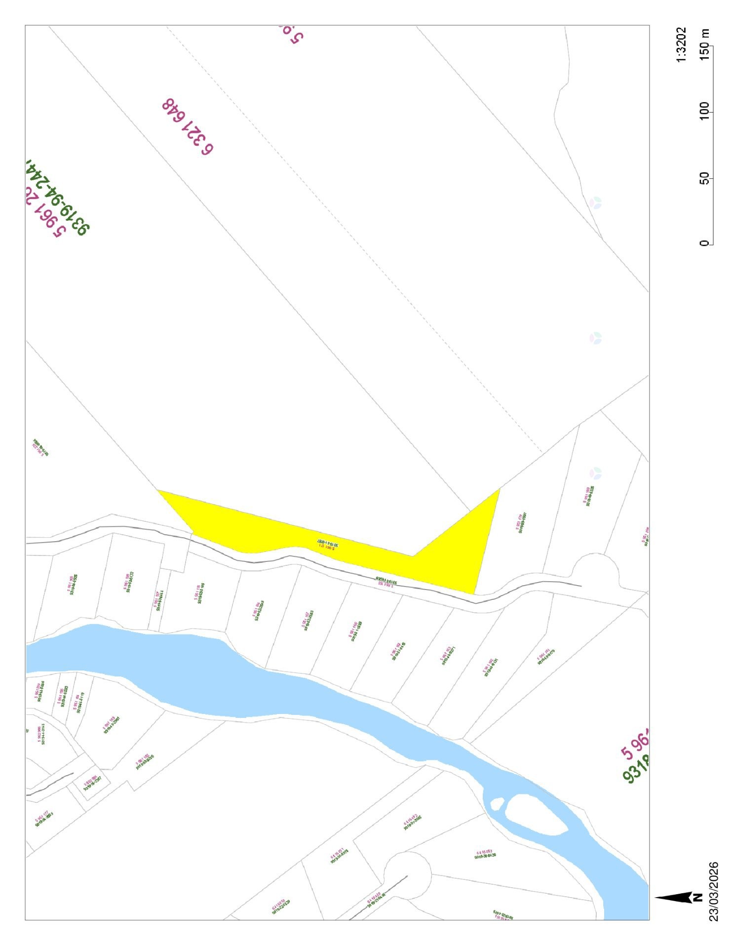 Plan (croquis) - Rue Latour, Sainte-Béatrix, QC