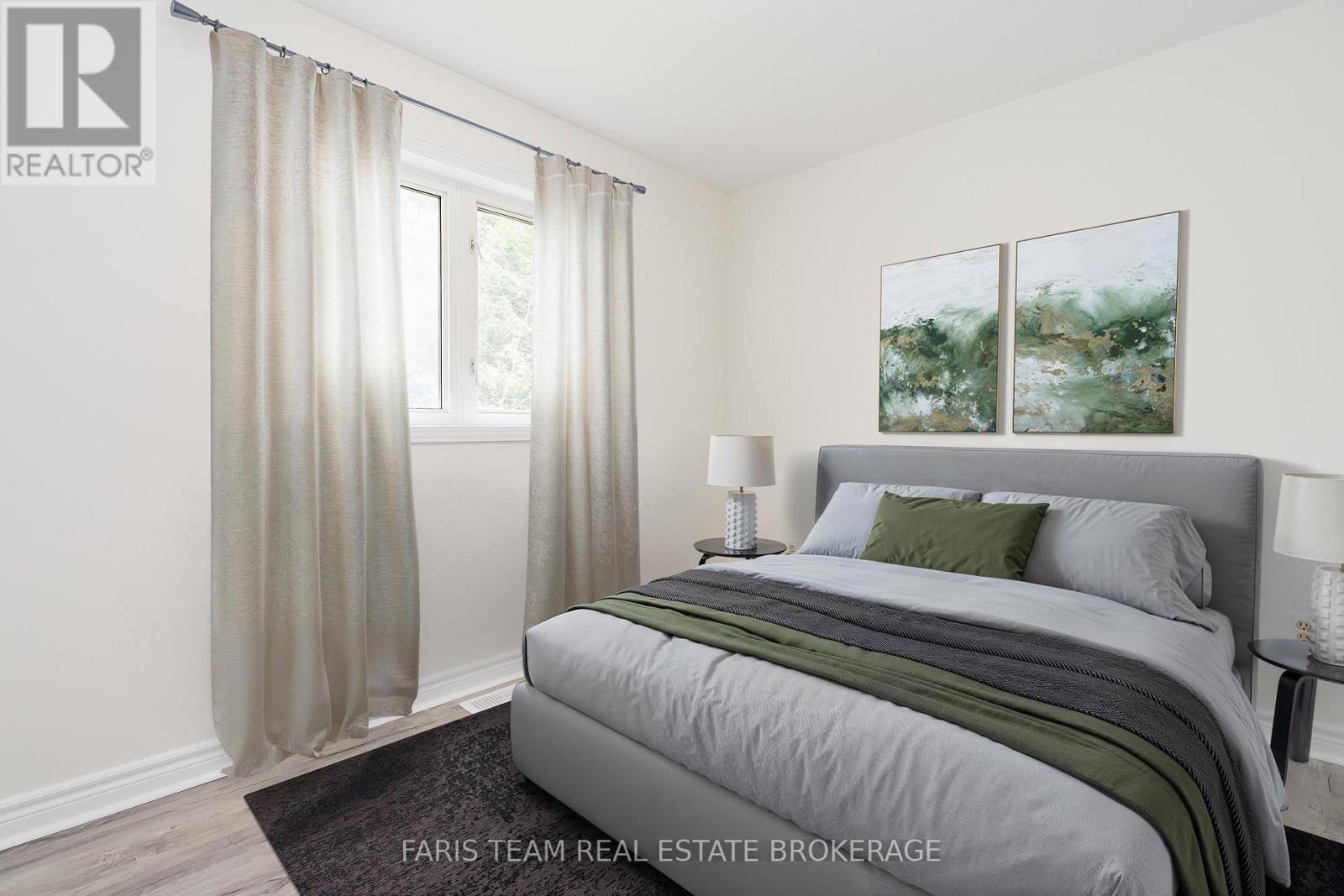 Virtually Staged - 19 Wakunda Crescent, Tiny, ON - Indoor Photo Showing Bedroom