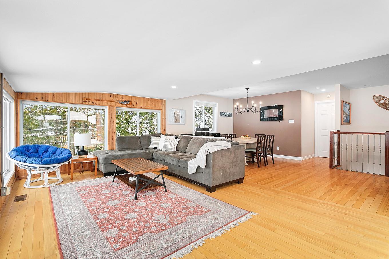 Living room - 30 Ch. Du Lac-De-La-Ferme, Otter Lake, QC - Indoor Photo Showing Living Room