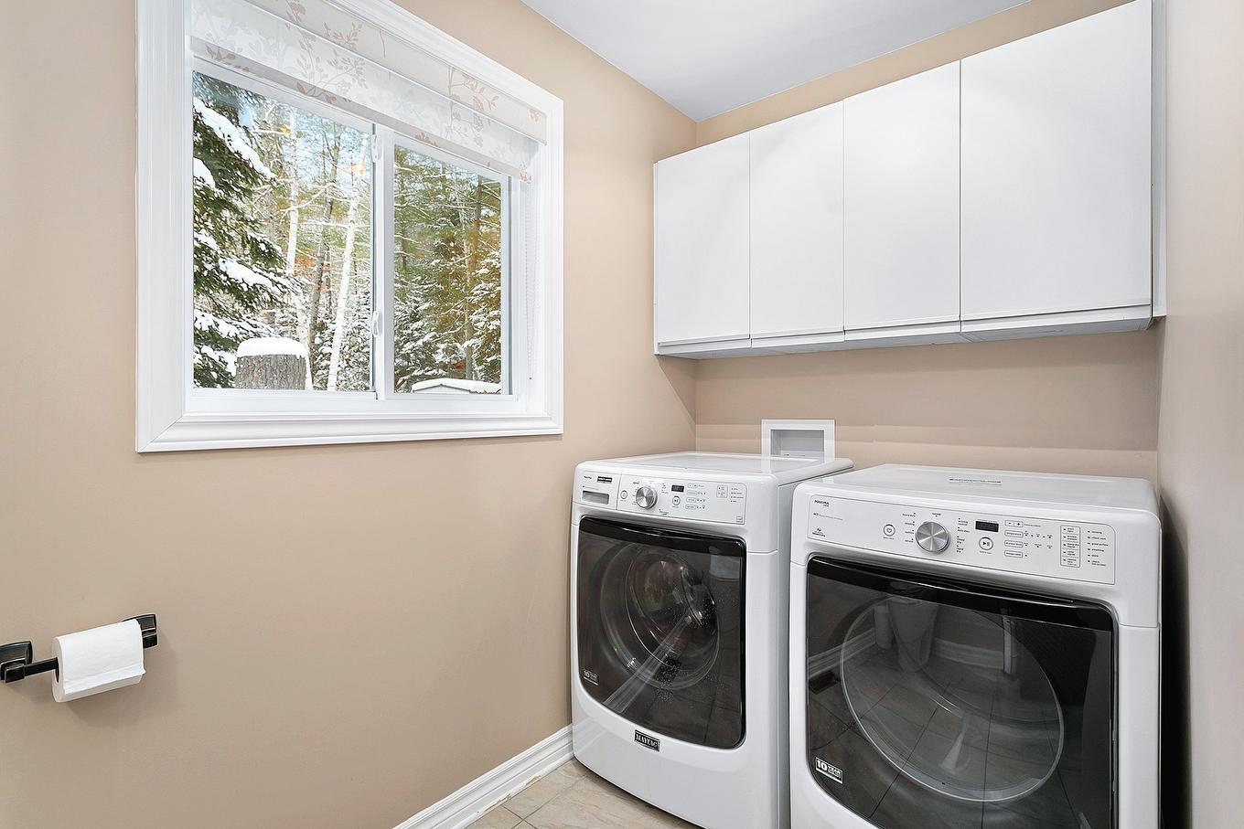 Laundry room - 30 Ch. Du Lac-De-La-Ferme, Otter Lake, QC - Indoor Photo Showing Laundry Room