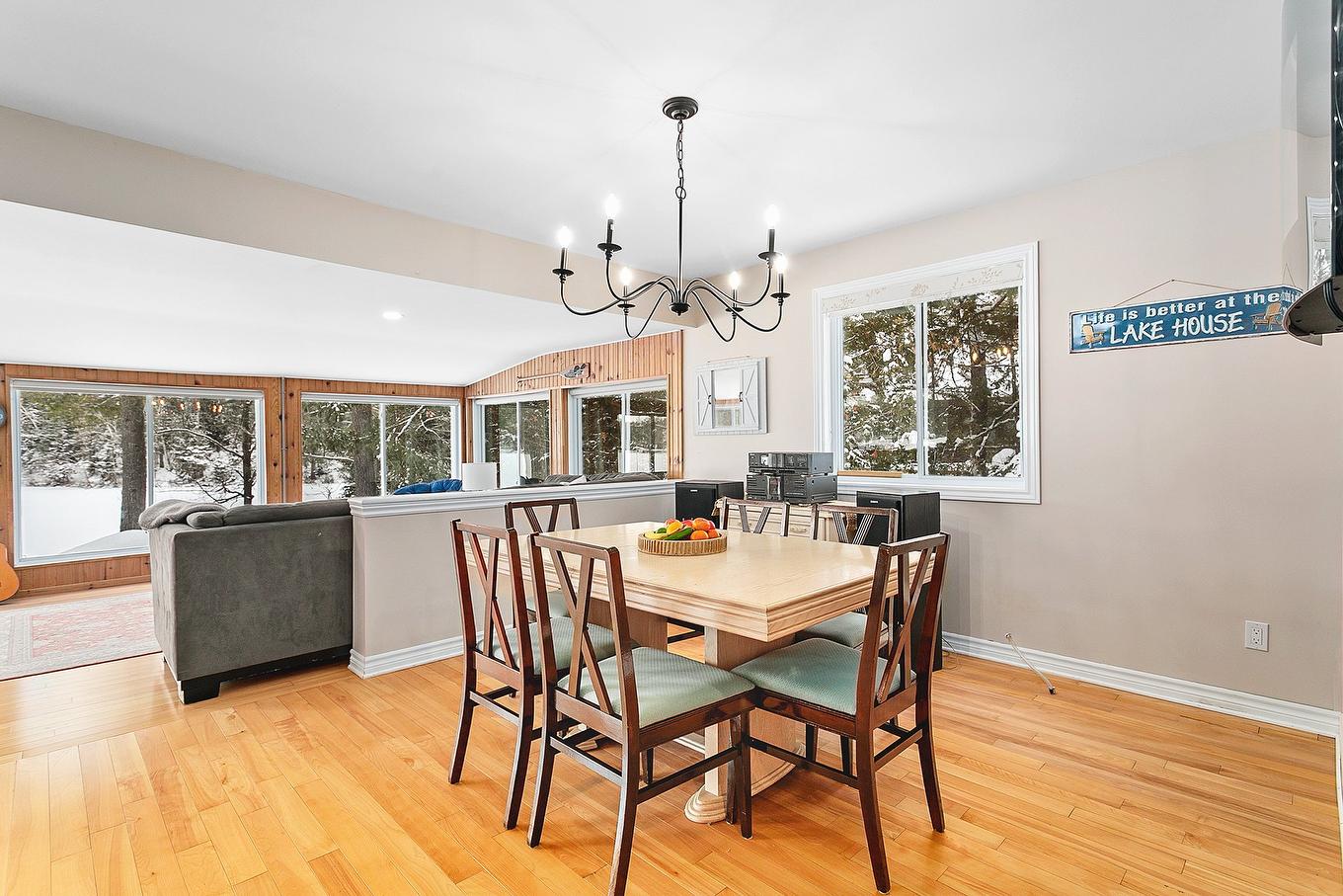 Dining room - 30 Ch. Du Lac-De-La-Ferme, Otter Lake, QC - Indoor Photo Showing Dining Room
