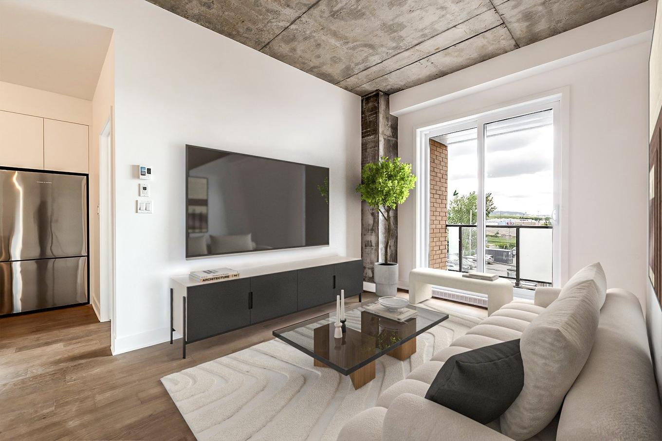 Salon - 421-7227 Boul. Newman, Montréal (Lasalle), QC - Indoor Photo Showing Living Room