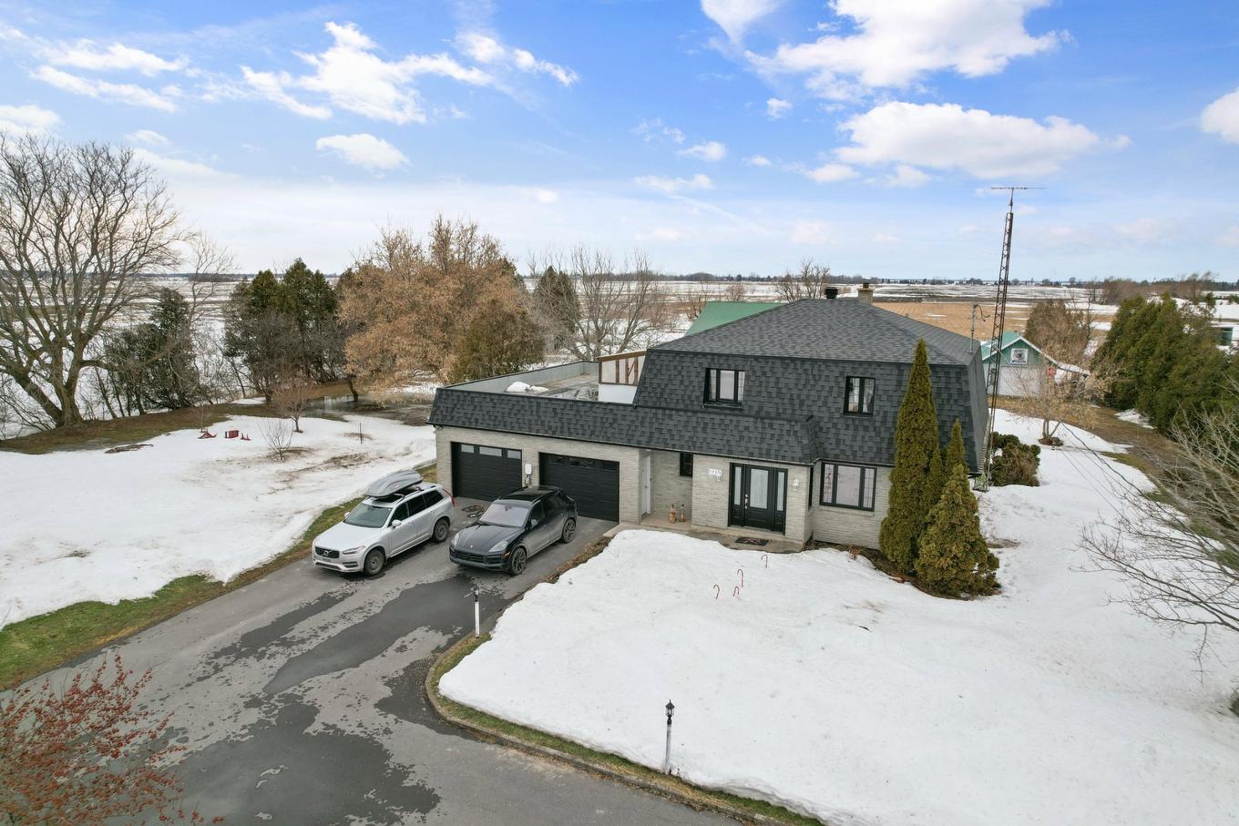 Photo aérienne - 235 Route 132, Sainte-Barbe, QC - Outdoor With View