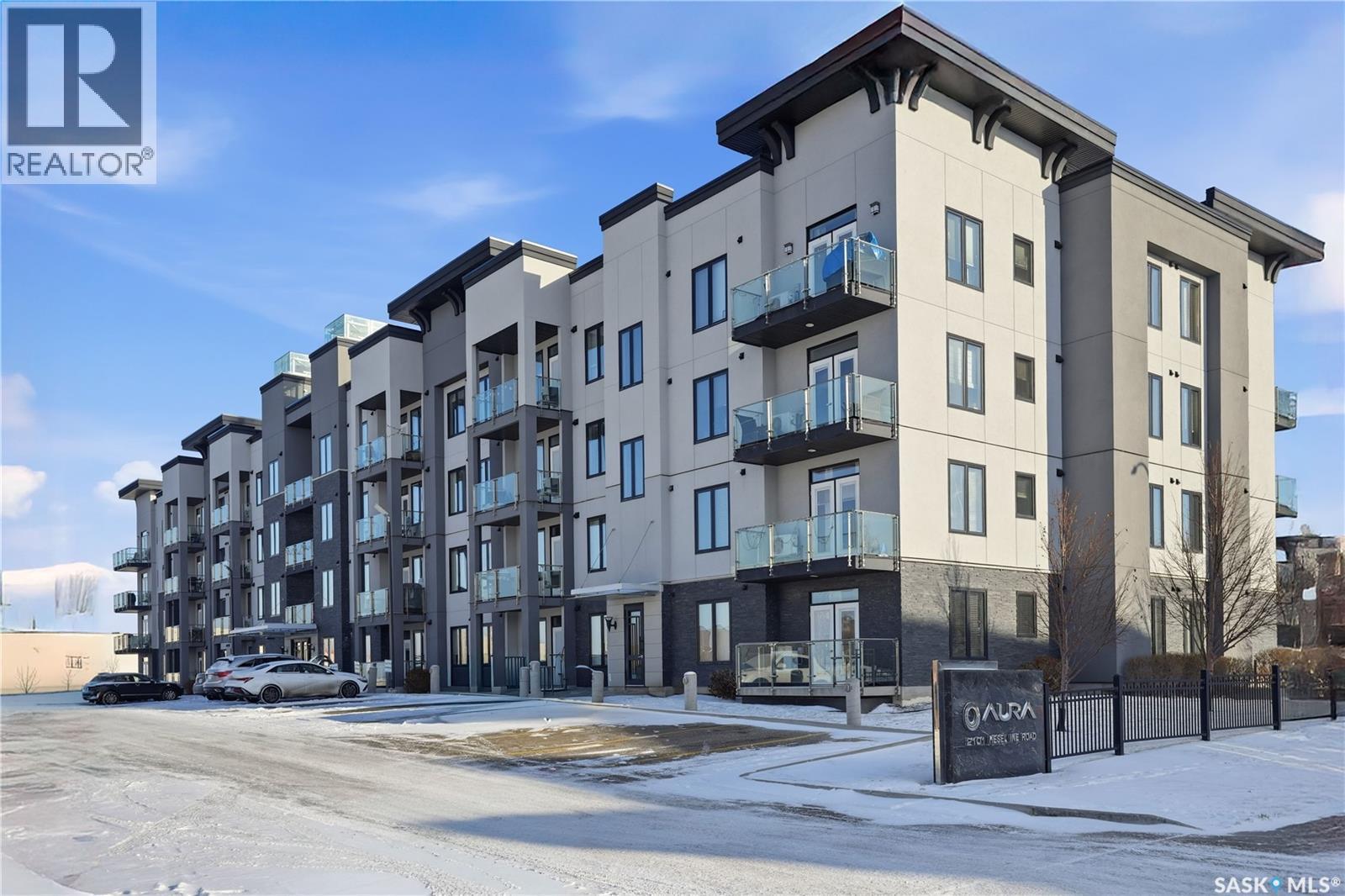 414 2101 Heseltine Road, Regina, SK - Outdoor With Balcony With Facade