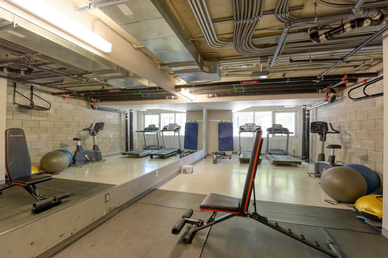 Salle d'exercice - 208-4500 Ch. De La Côte-Des-Neiges, Montréal (Côte-Des-Neiges/Notre-Dame-De-Grâce), QC - Indoor Photo Showing Gym Room