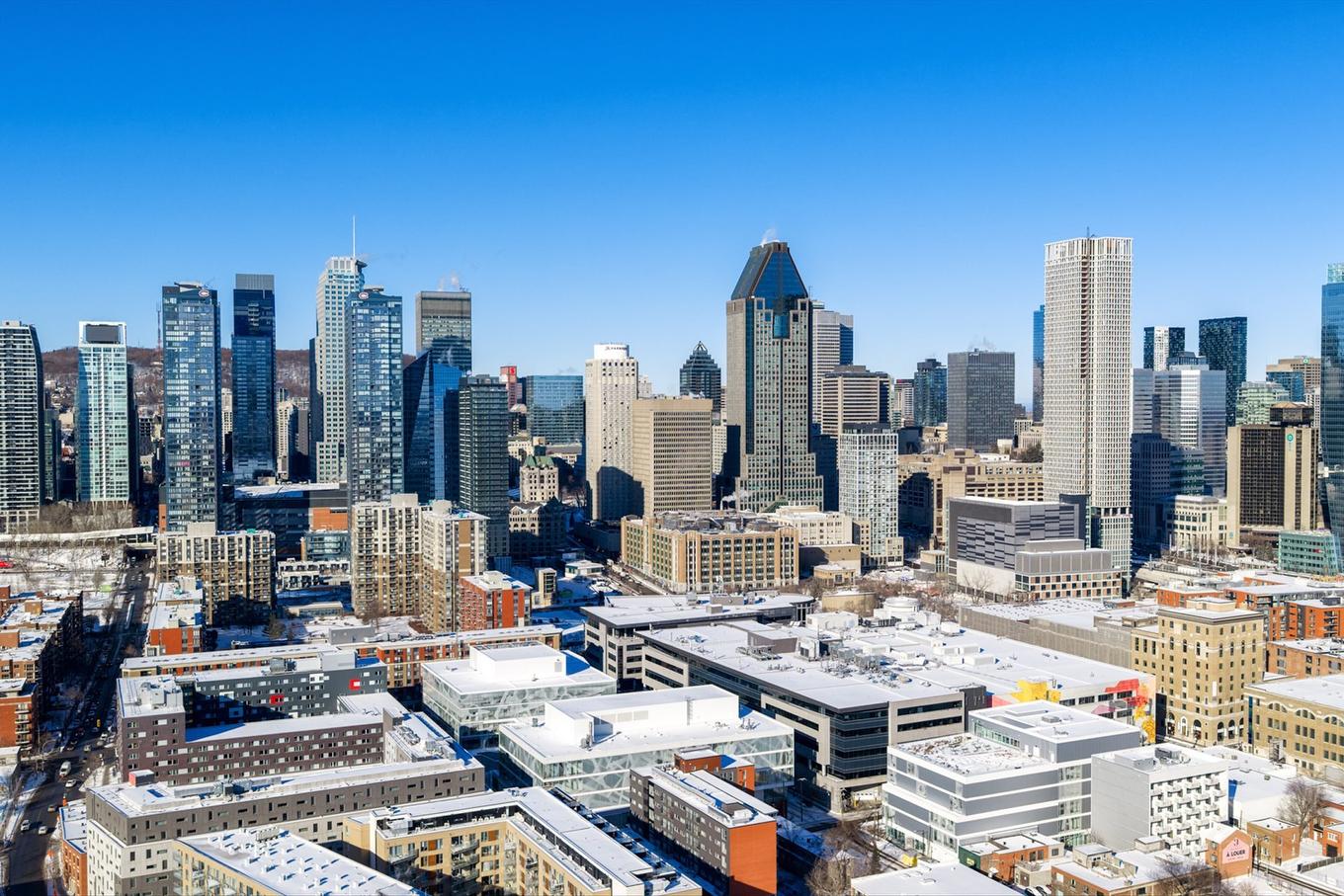 Photo aérienne - 222-225 Rue De La Montagne, Montréal (Le Sud-Ouest), QC - Outdoor With View