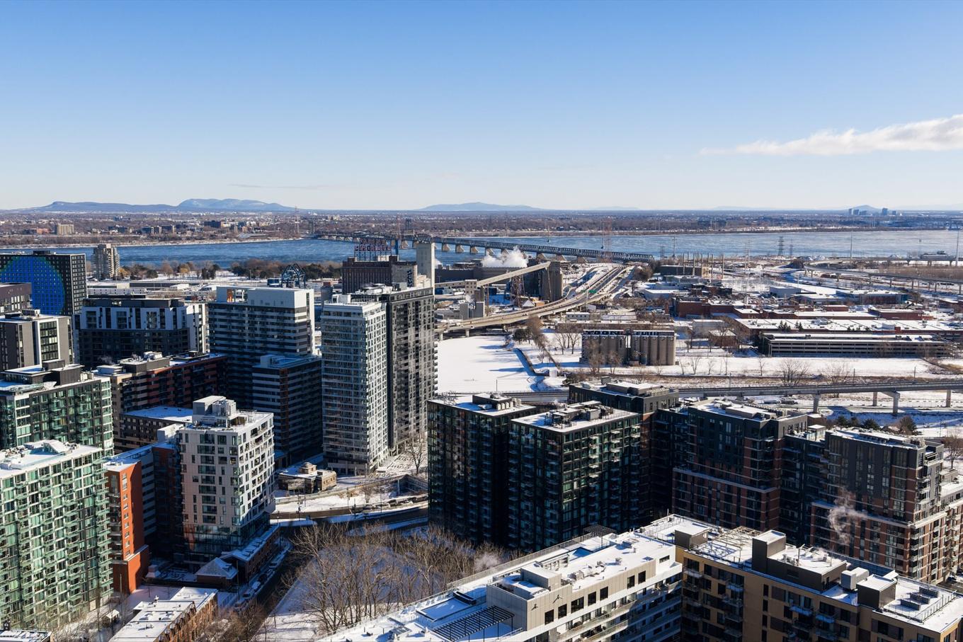 Photo aérienne - 222-225 Rue De La Montagne, Montréal (Le Sud-Ouest), QC - Outdoor With View