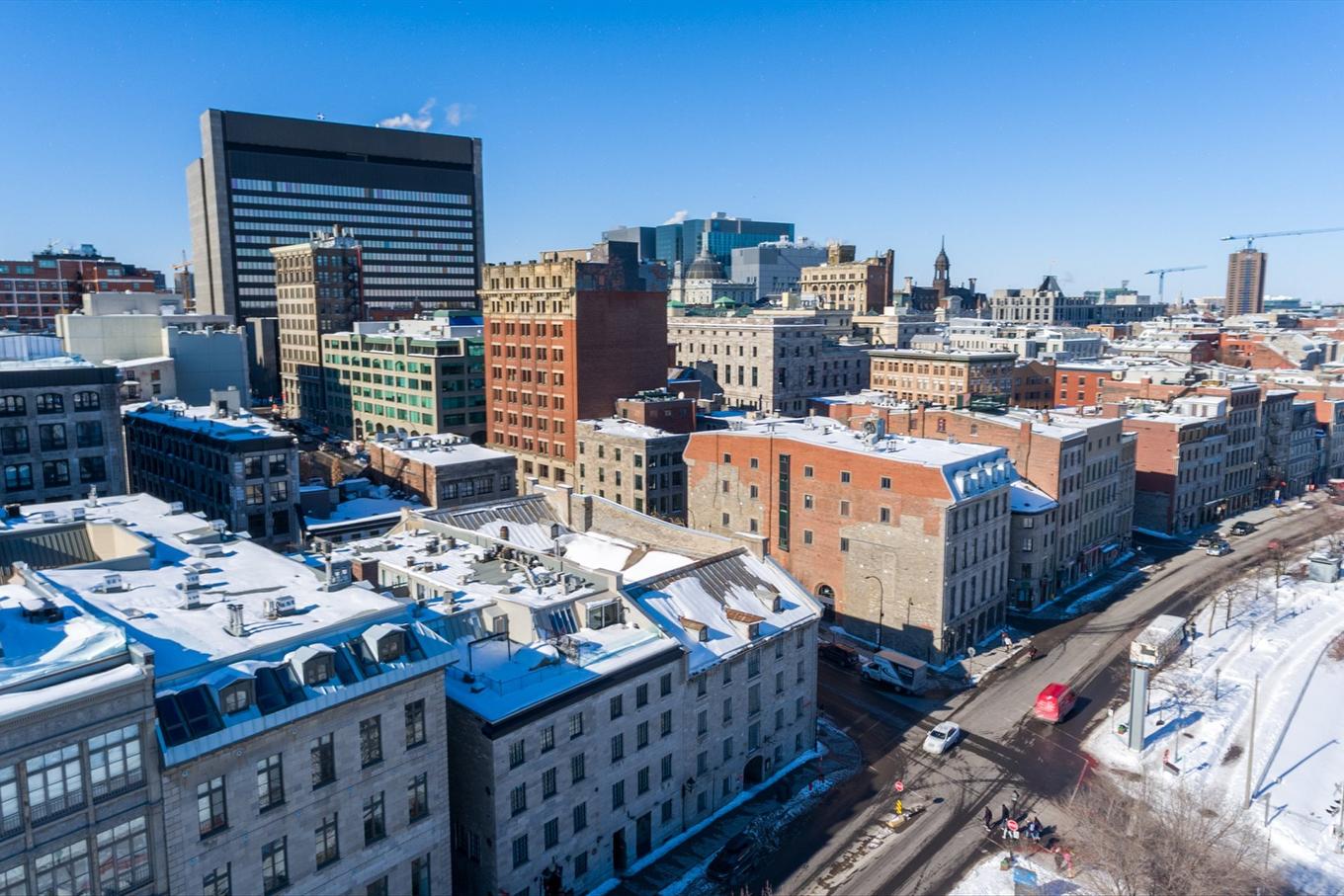 Photo aérienne - 222-225 Rue De La Montagne, Montréal (Le Sud-Ouest), QC - Outdoor With View