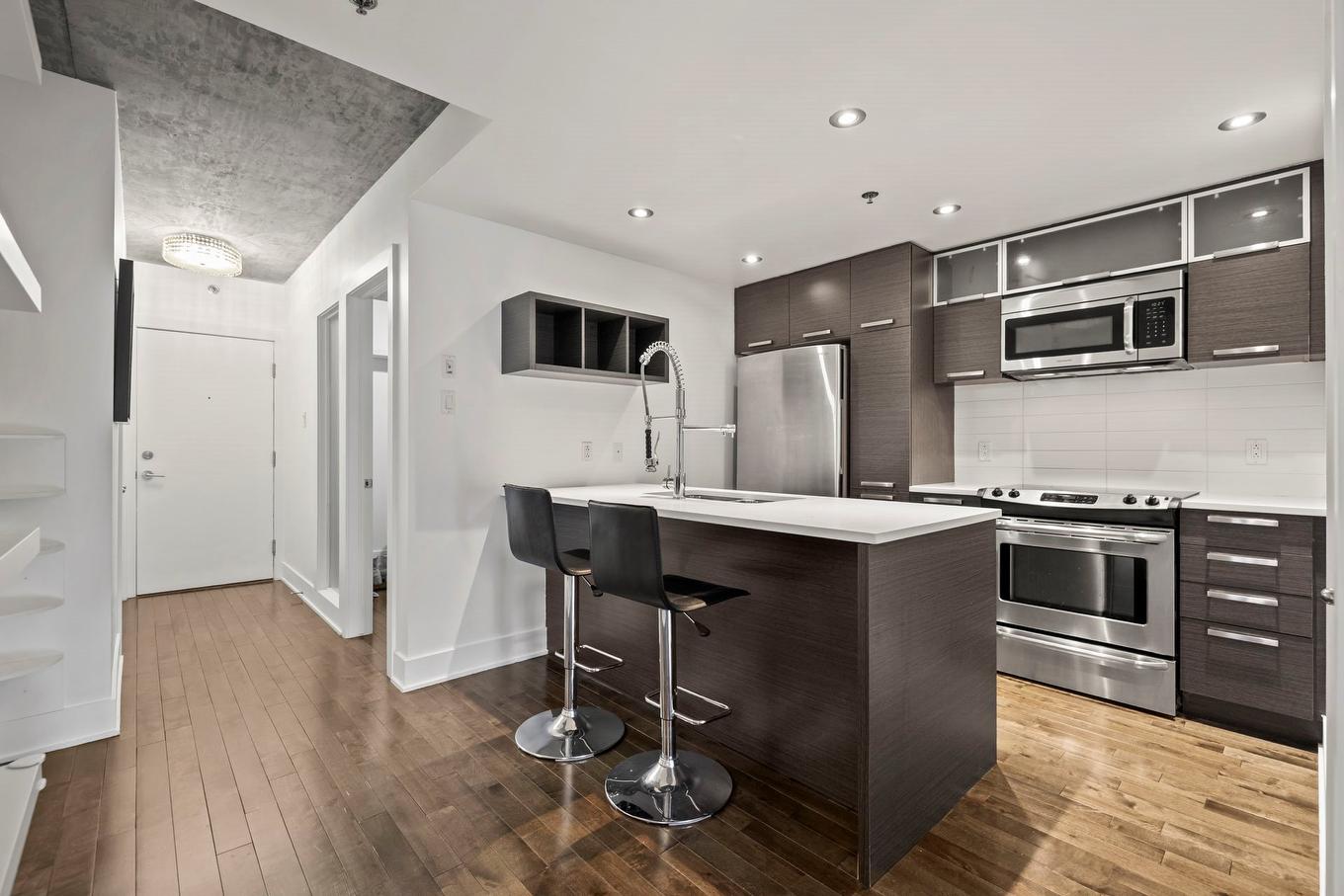 Cuisine - 222-225 Rue De La Montagne, Montréal (Le Sud-Ouest), QC - Indoor Photo Showing Kitchen With Upgraded Kitchen