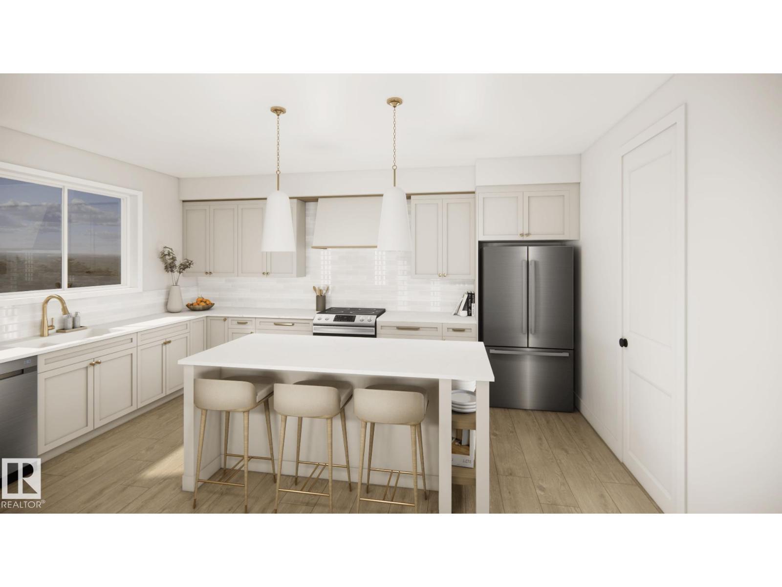 157 Graybriar Dr, Stony Plain, AB - Indoor Photo Showing Kitchen With Upgraded Kitchen