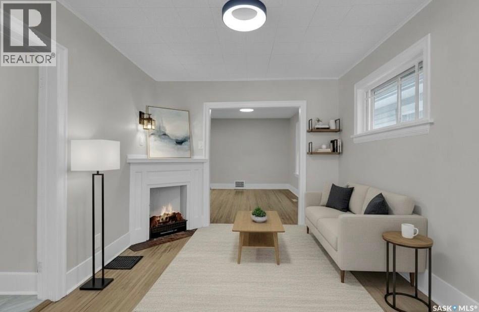 2070 Princess Street, Regina, SK - Indoor Photo Showing Other Room With Fireplace