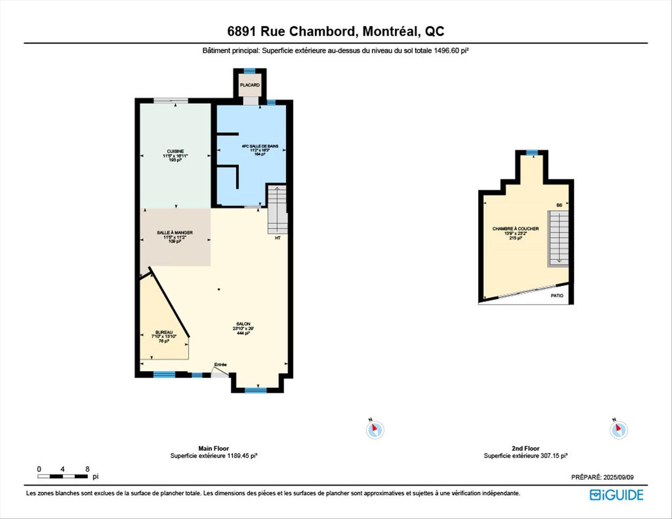 Plan (croquis) - 6891 Rue Chambord, Montréal (Rosemont/La Petite-Patrie), QC - Other