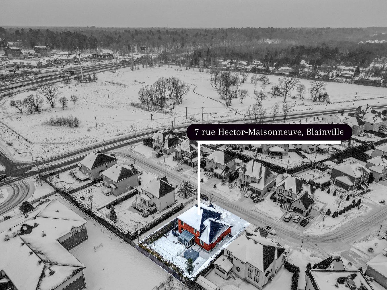 Aerial photo - 7 Rue Hector-Maisonneuve, Blainville, QC - Other