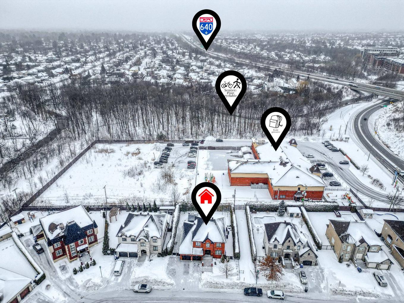 Aerial photo - 7 Rue Hector-Maisonneuve, Blainville, QC - Outdoor With View
