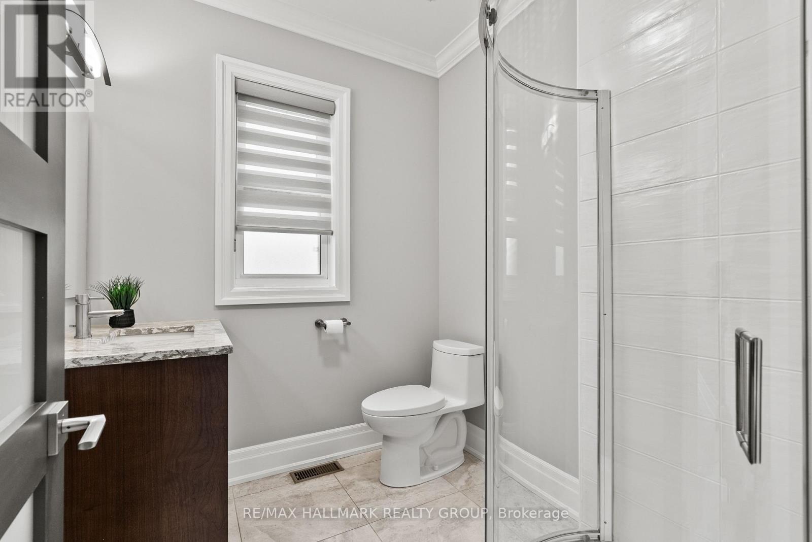 3-PIECE POWDER ROOM ON MAIN LEVEL. - 217 Belford Crescent, Ottawa, ON - Indoor Photo Showing Bathroom