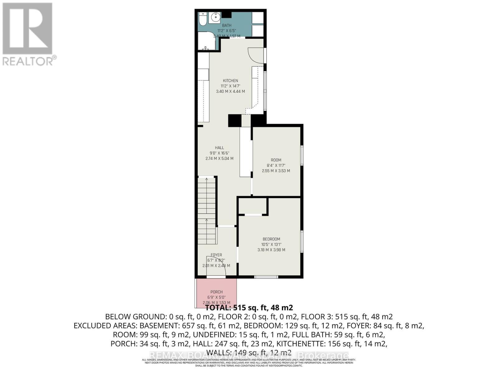 Floor Plan 1st Level - 20 Montague Street, Smiths Falls, ON - Other