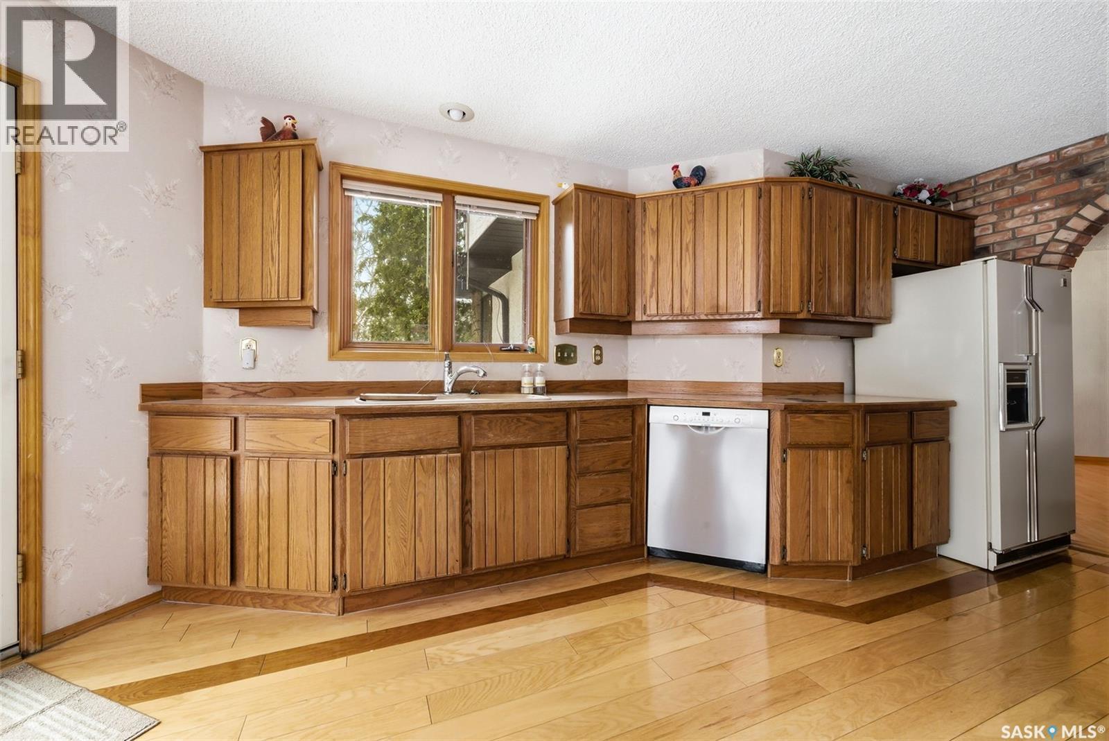 250 Prospect Crescent, Lumsden, SK - Indoor Photo Showing Kitchen With Double Sink