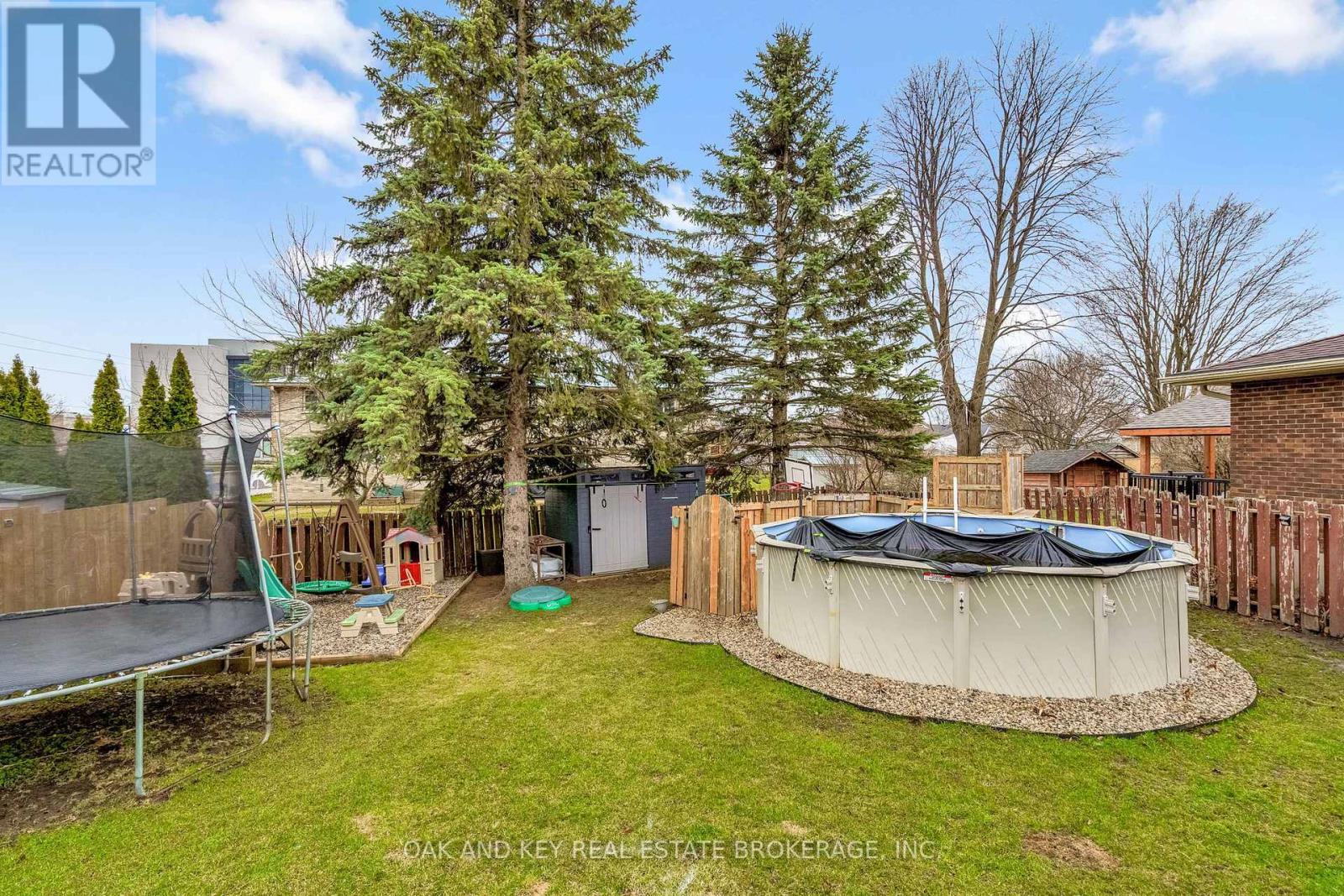 26 Sinclair Avenue, St. Thomas, ON - Outdoor With Above Ground Pool With Backyard