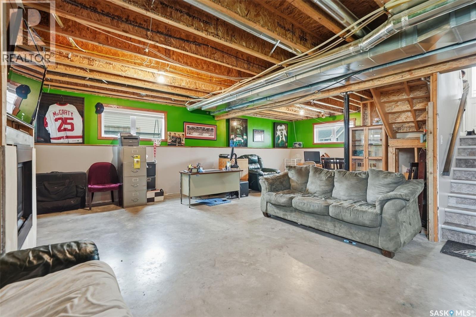 1 Derbowka Drive, Borden, SK - Indoor Photo Showing Basement