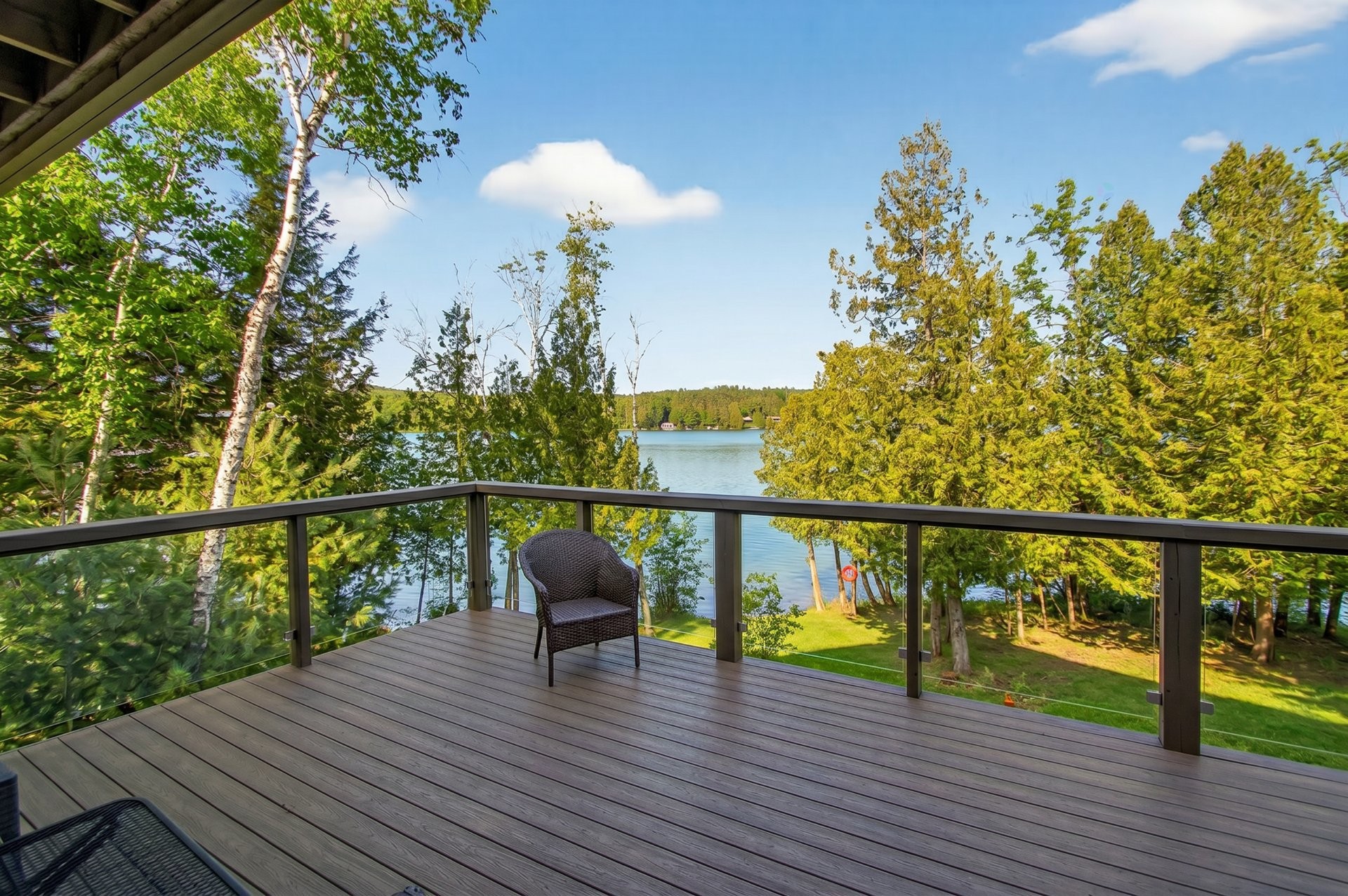 Vue sur l'eau - 32 Ch. Dupuis, La Minerve, QC - Outdoor With Body Of Water With Balcony With View