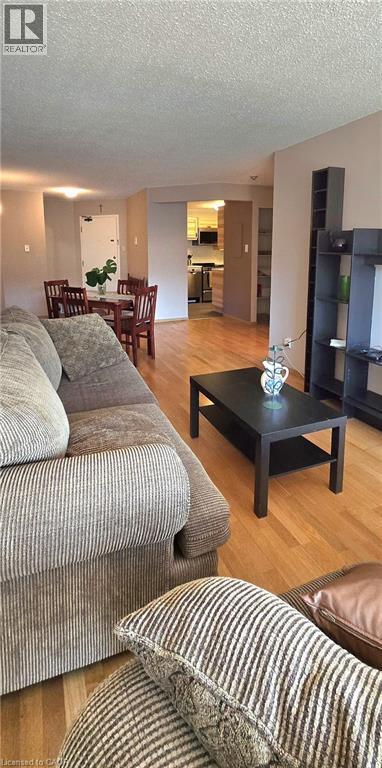 Living Room w/ view - 175 E Hunter Street E Unit# 404, Hamilton, ON - Indoor