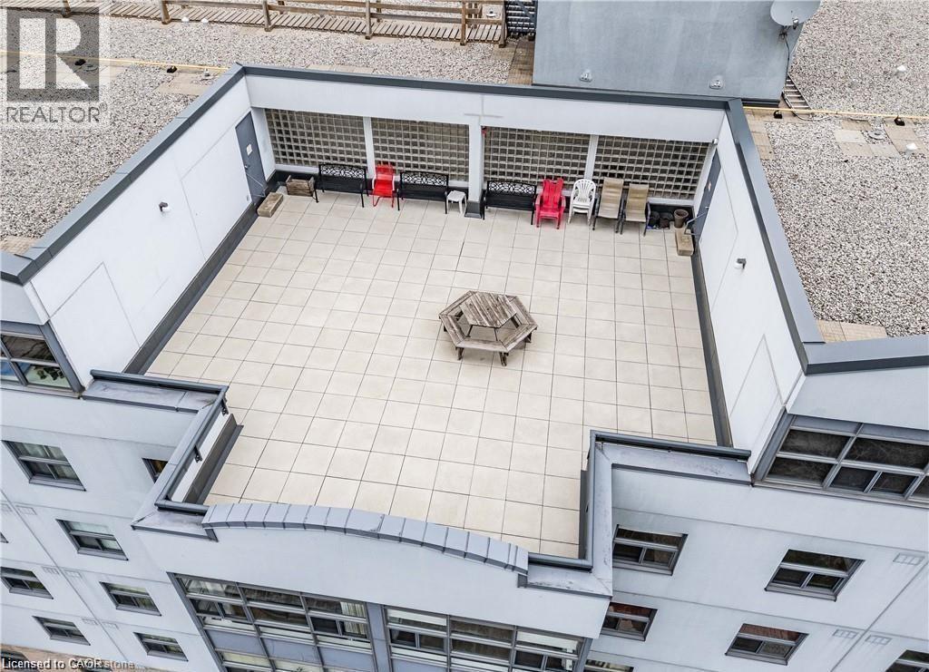 Rooftop Patio - 175 E Hunter Street E Unit# 404, Hamilton, ON - Outdoor With Exterior