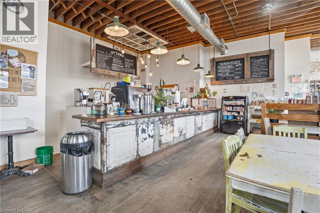 Bar area featuring butcher block counters - 204 Ottawa Street N, Hamilton, ON