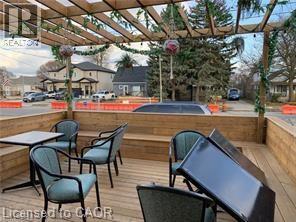 View of deck - 347 Lancaster Street W, Kitchener, ON