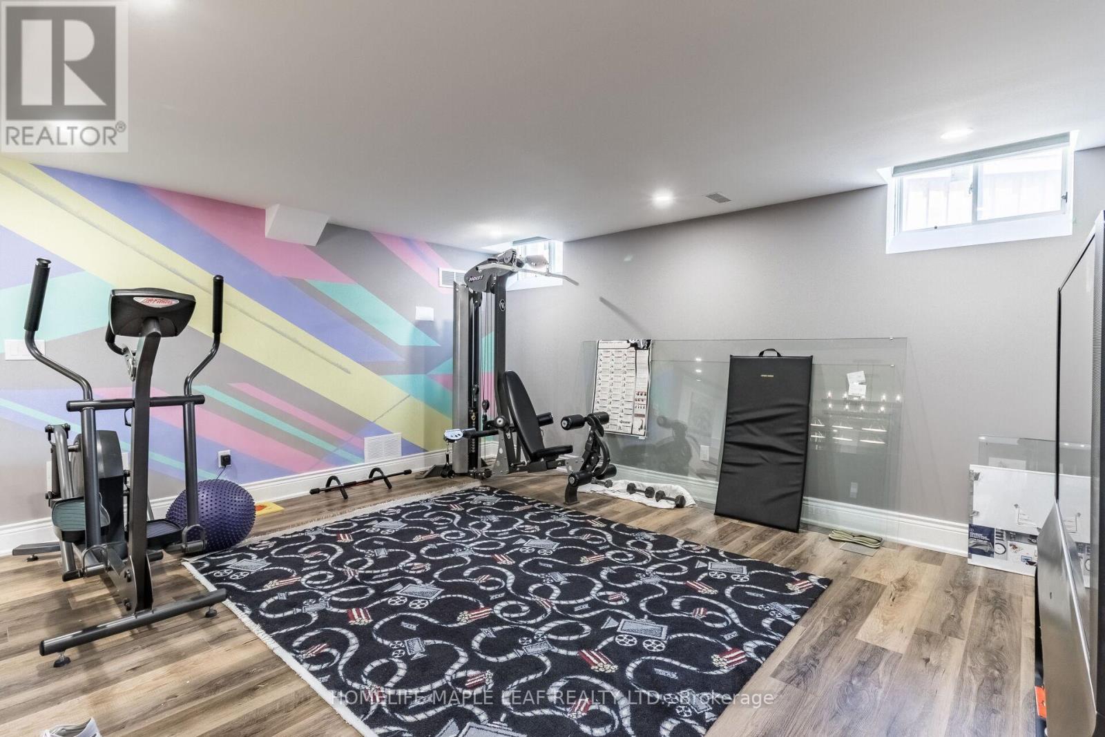 44 Herringbone Crescent, Brampton, ON - Indoor Photo Showing Gym Room
