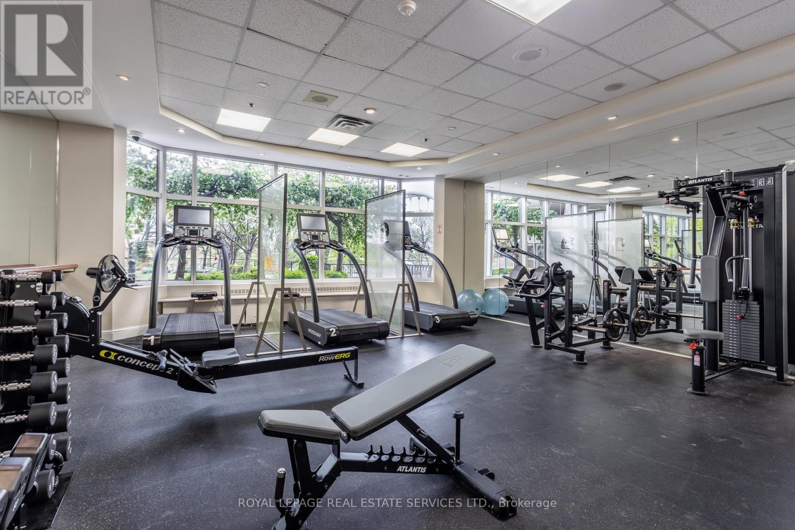 309 - 1 Palace Pier Court, Toronto, ON - Indoor Photo Showing Gym Room