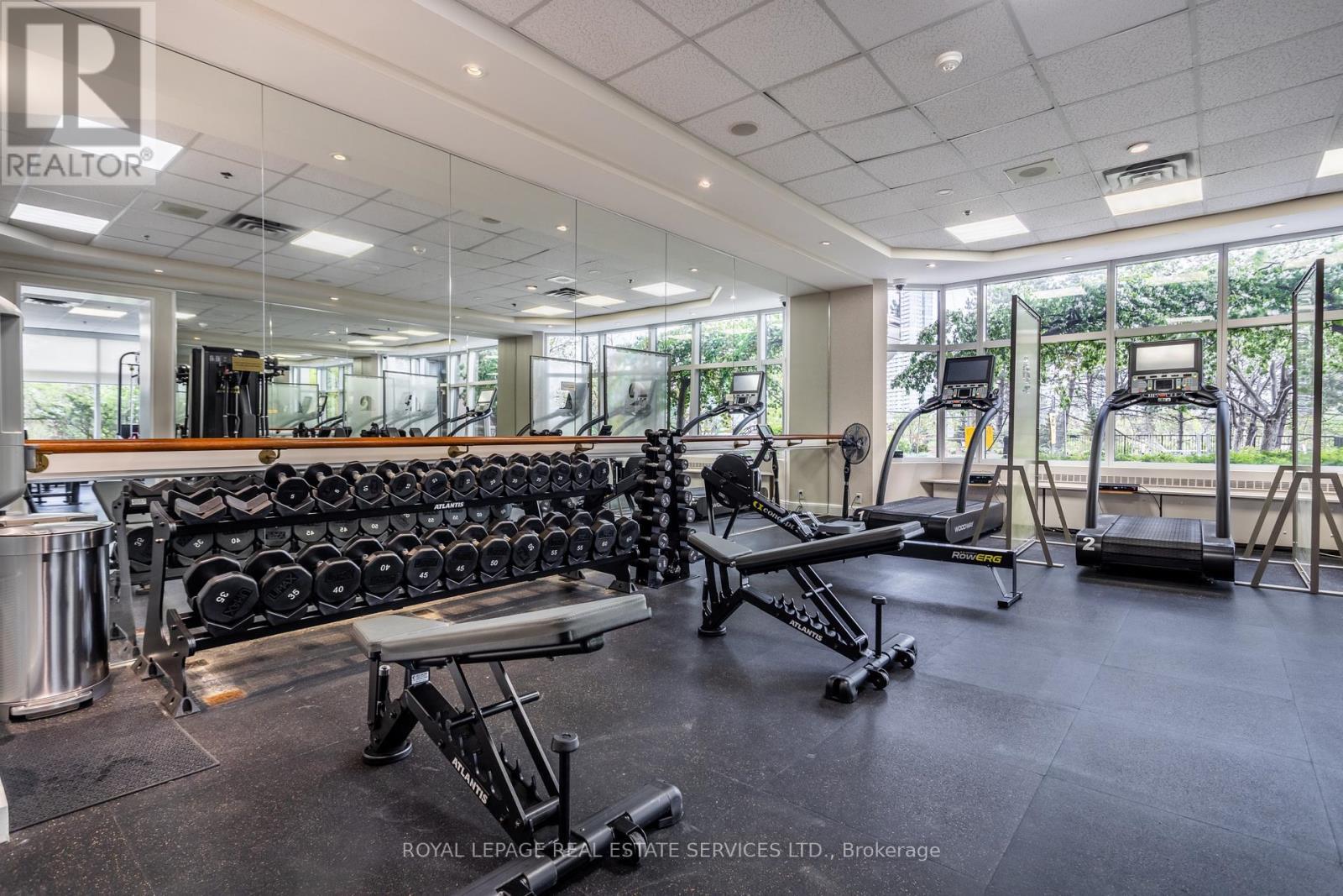 309 - 1 Palace Pier Court, Toronto, ON - Indoor Photo Showing Gym Room