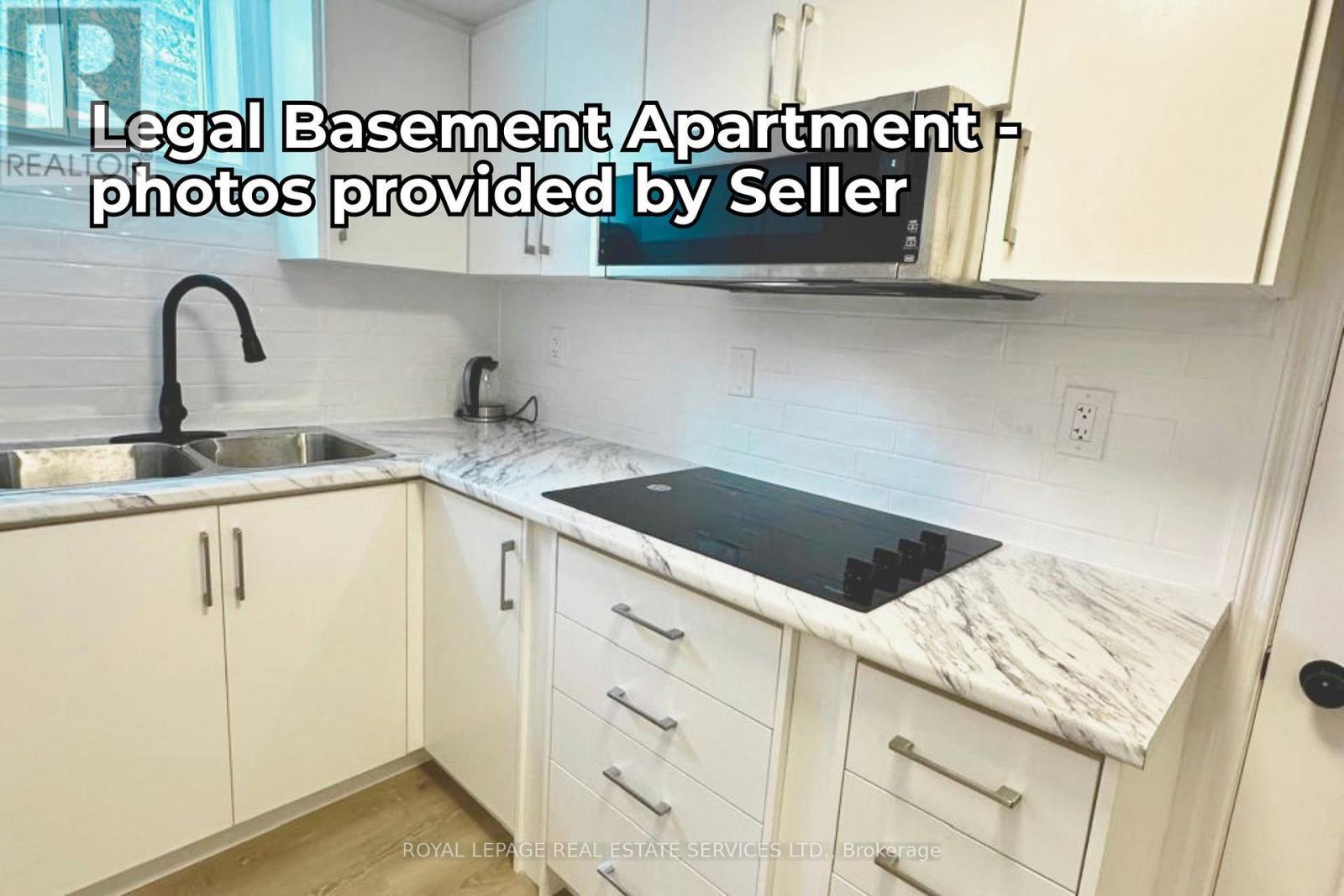 Legal Basement Apartment - 1888 Stevington Crescent, Mississauga, ON - Indoor Photo Showing Kitchen With Double Sink