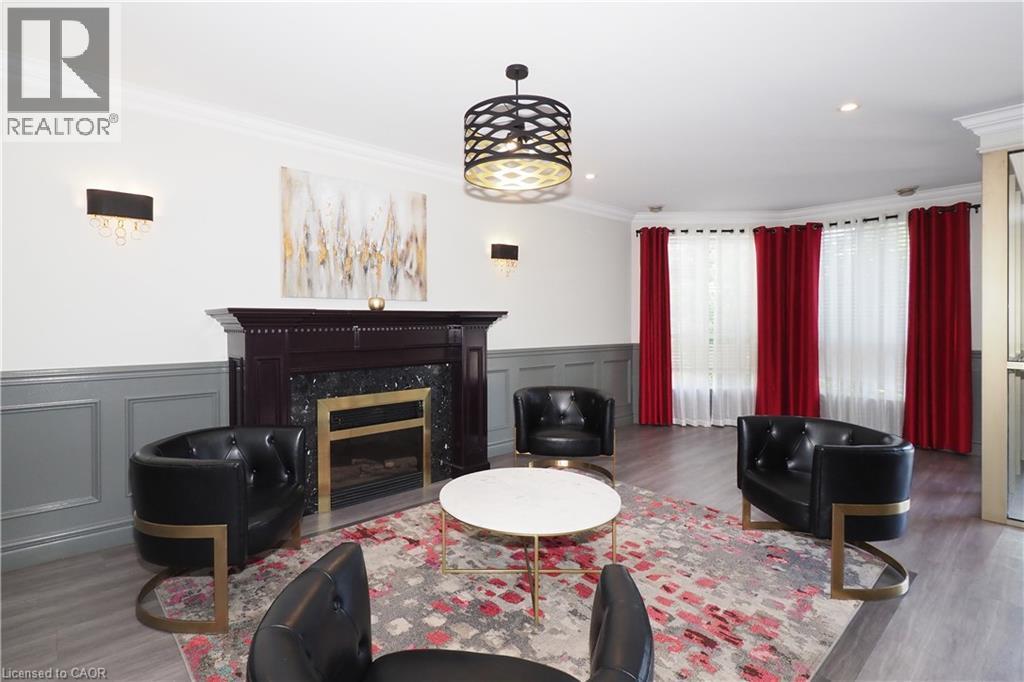 255 Keats Way Unit# 701, Waterloo, ON - Indoor With Fireplace