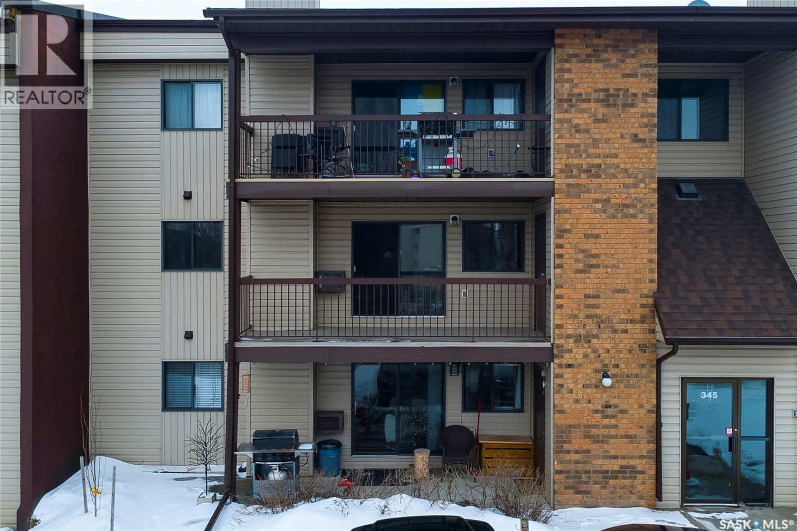 204 345 Kingsmere Boulevard, Saskatoon, SK - Outdoor With Balcony With Facade
