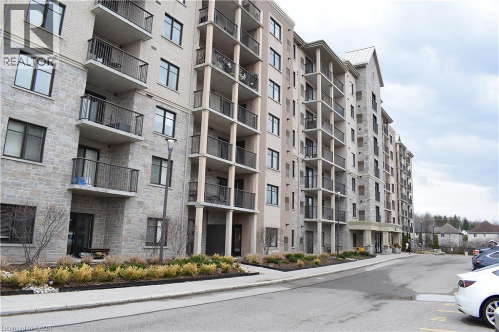 View of apartment building / complex - 776 Laurelwood Drive Unit# 406, Waterloo, ON - Outdoor With Facade