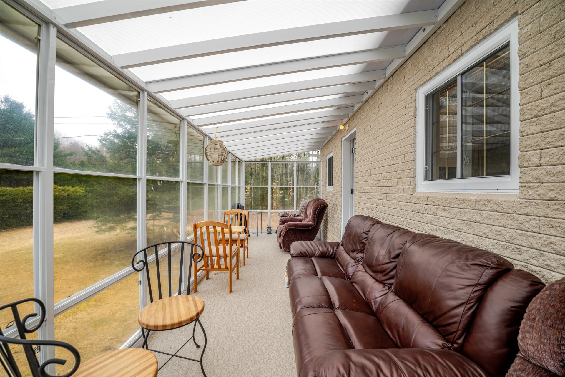 Sun Room - 321 Ch. Bourassa, Acton Vale, QC - Outdoor With Deck Patio Veranda With Exterior