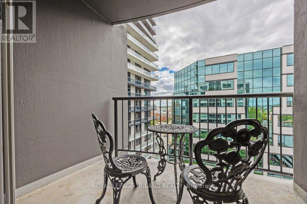 1105 - 155 Kent Street, London East (East F), ON - Outdoor With Balcony