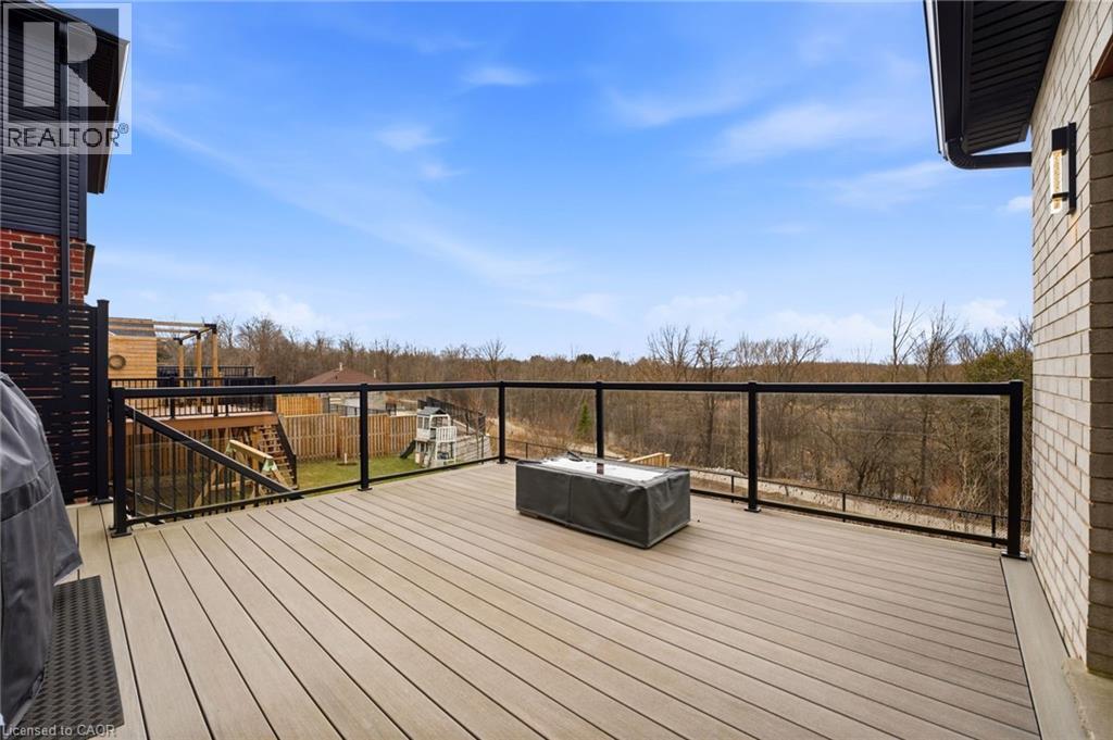 Deck featuring area for grilling - 39 Mill Race Crescent, St. Jacobs, ON - Outdoor With Deck Patio Veranda With Exterior
