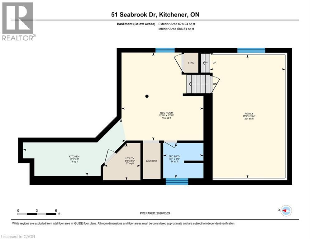 View of home floor plan - 51 Seabrook Drive, Kitchener, ON - Other