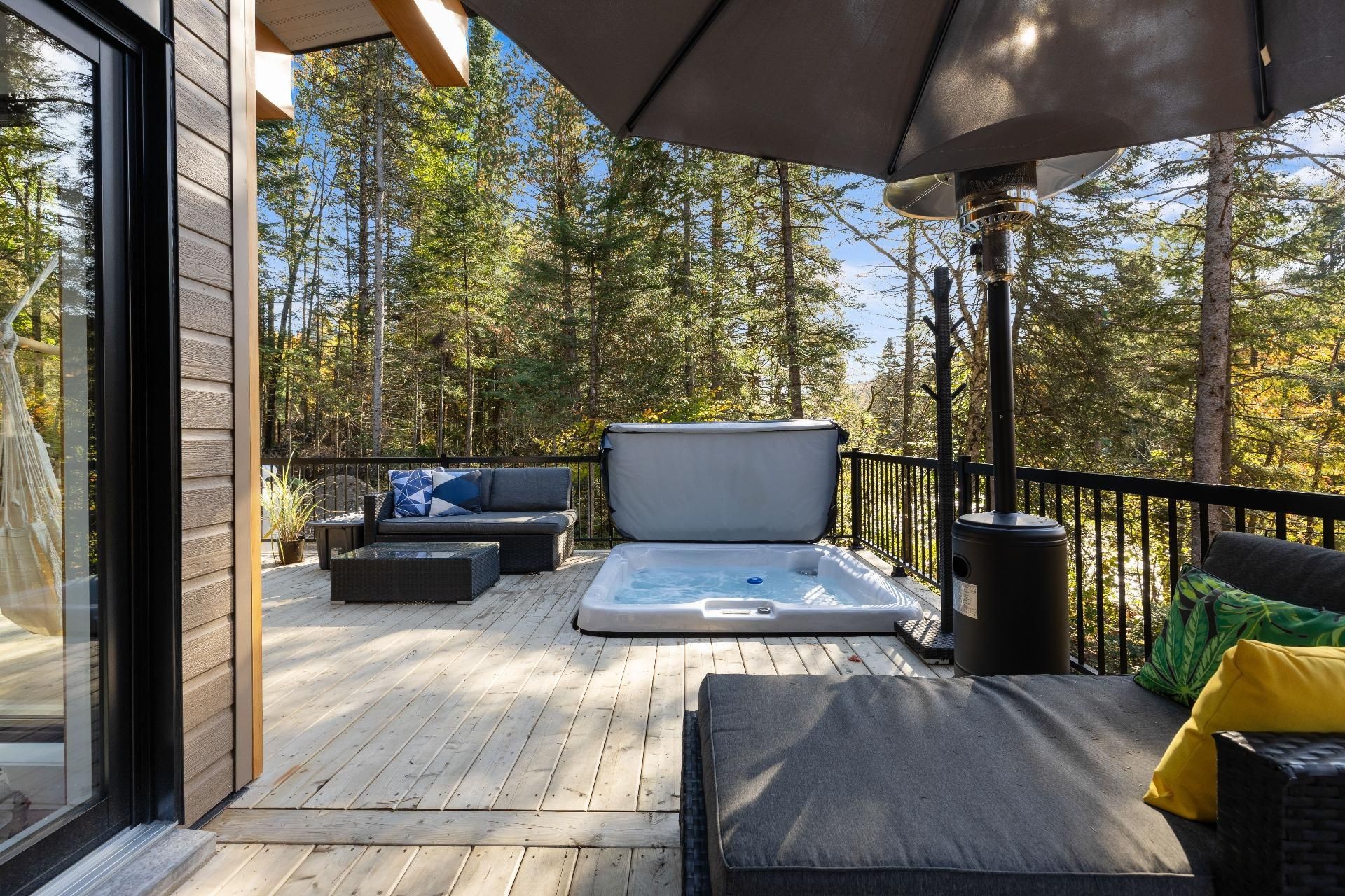 Patio - 50 Rue Des Cougars, Saint-Côme, QC - Outdoor With Deck Patio Veranda With Exterior