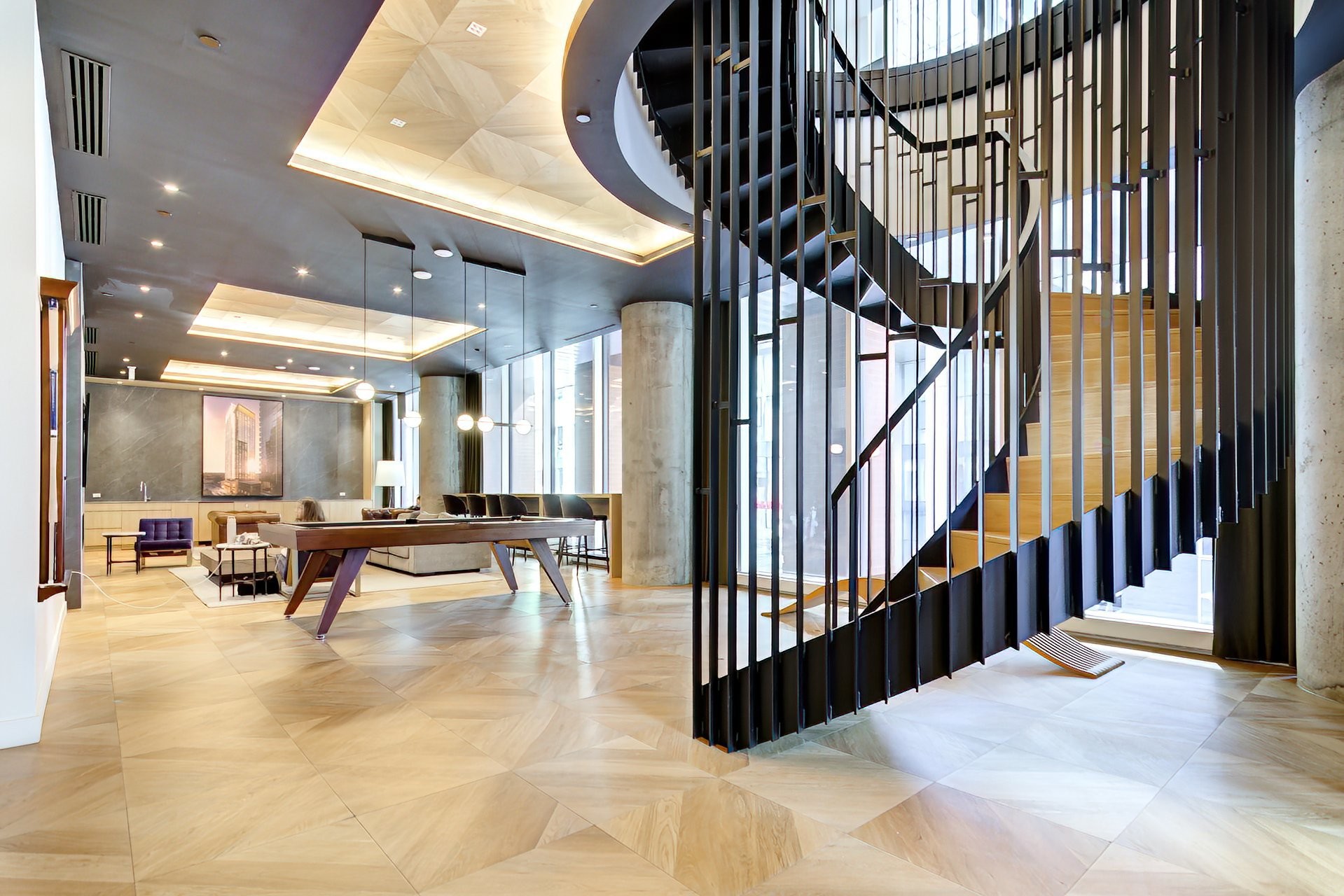 Salle communautaire - 3510-1020 Rue De La Montagne, Montréal (Ville-Marie), QC - Indoor Photo Showing Other Room