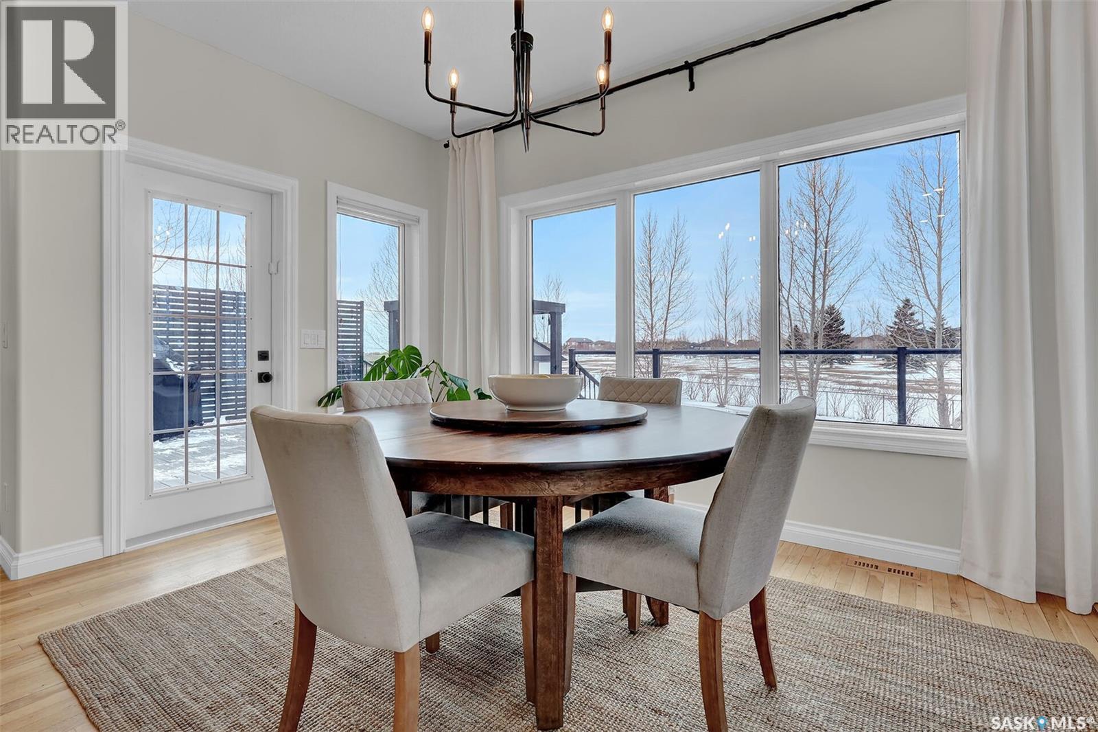 28 Emerald Creek Drive, White City, SK - Indoor Photo Showing Dining Room