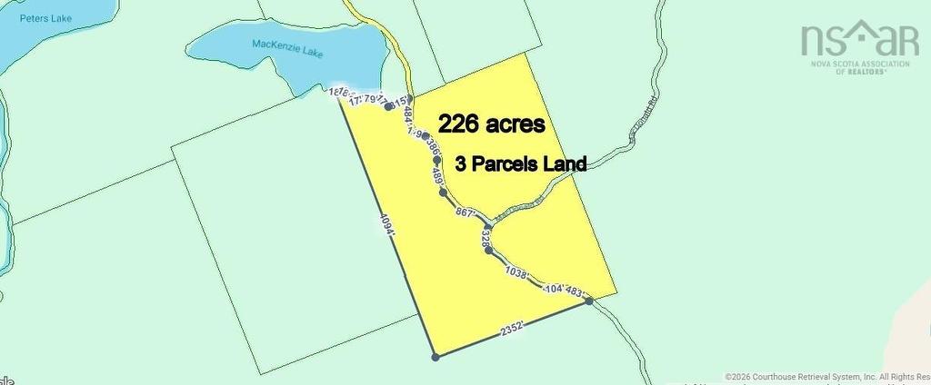 226 Acre Mackenzie Lake Rd, Framboise, NS